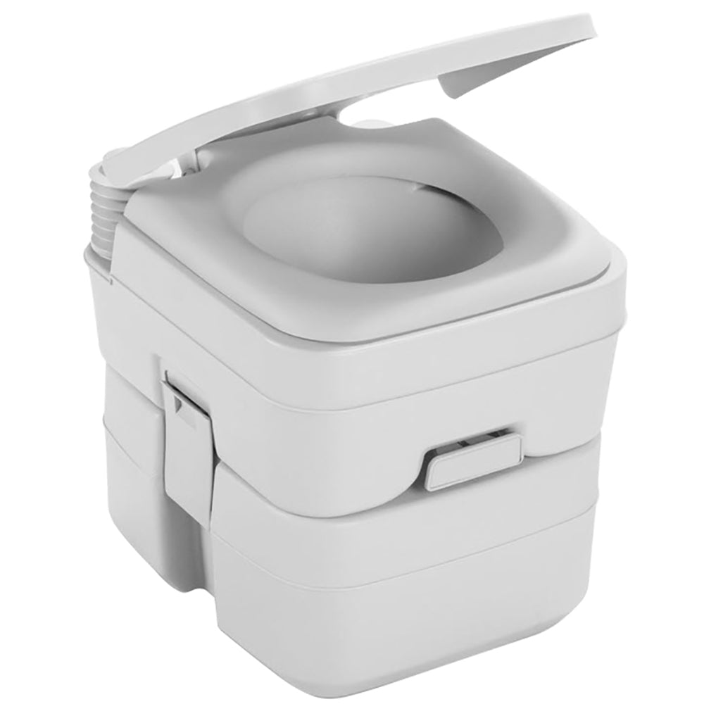 Dometic 965 Portable Toilet wMounting Brackets 5 Gallon  Platinum 311096506
