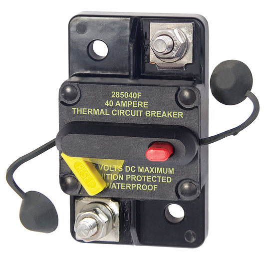 Blue Sea 7182 40 Amp Circuit Breaker Surface Mount 285 Series 7182