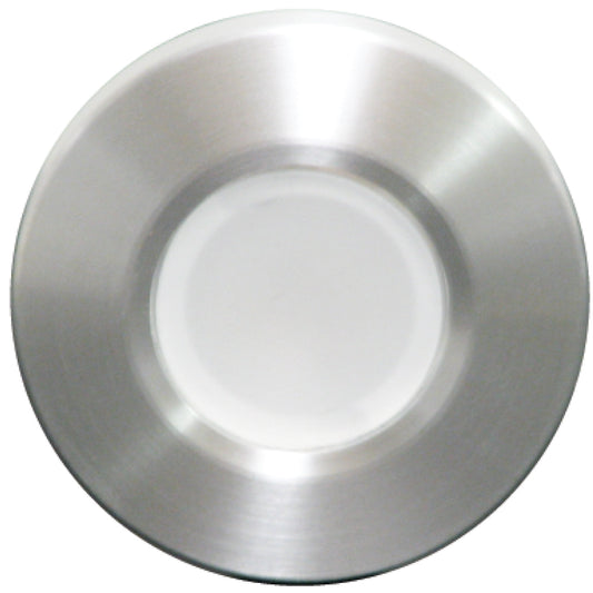 Lumitec Orbit  Flush Mount Down Light  Brushed Finish  3Color BlueRed Non Dimming wWhite Dimming Light 112508