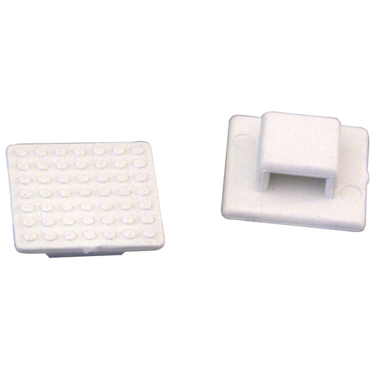 Weld Mount AT3 Small White Nylon Wire Tie Mount  Qty 50 AT350