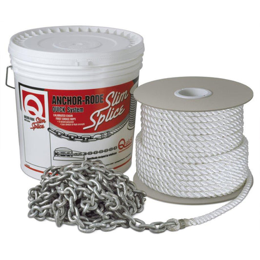 Quick Anchor Rode 15 of 7mm Chain and 300 of 12 Rope FVC070312130Q00