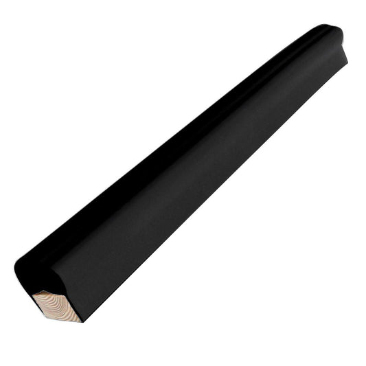 Dock Edge Piling Post Bumper  One End Capped  6  Black 1022BF