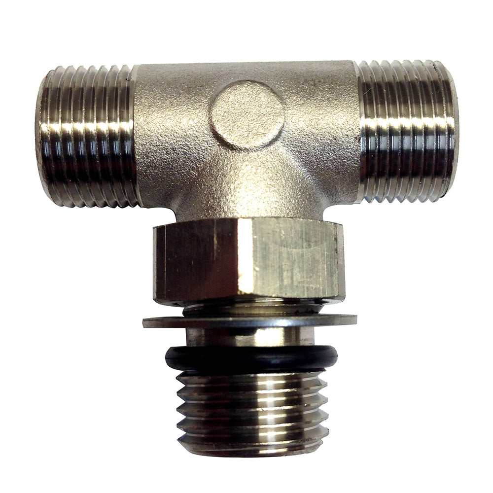 Uflex Boss Style TFitting  Nickel  ORB 6 to 38 COMP 71955T