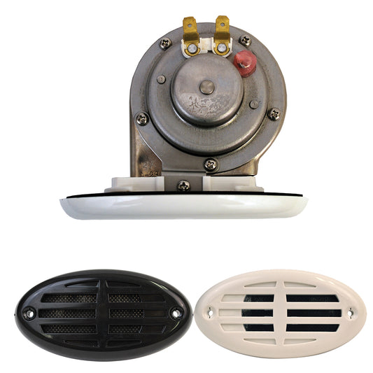 Attwood DropIn Hidden Horn w Black and White Covers 114787
