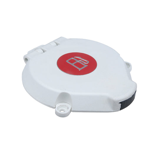Perko Vented Flip Top Cap fFills with 112 Hose  White 0795DP0WHT