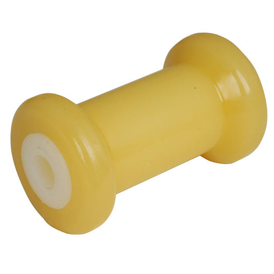 CE Smith Spool Roller 5  58 ID  Gold TPR wBushing White Solid 29712