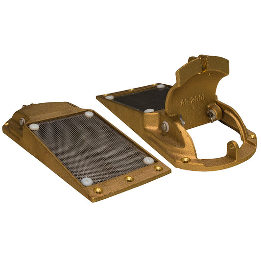 GROCO Perforated Hull Strainer wAccess Door 2 Max ThruHull APHS20001