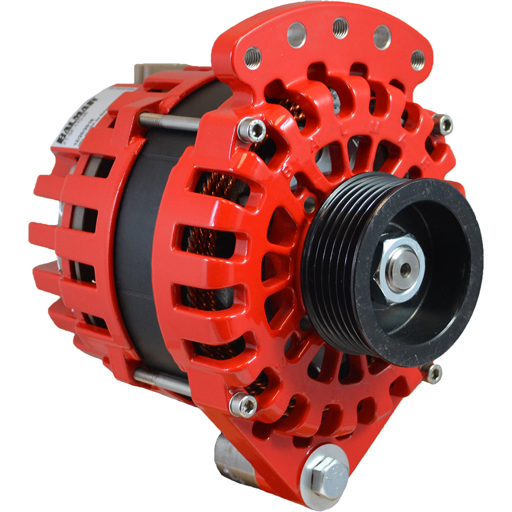 Balmar Alternator 12 Single Foot K6 Serpentine Pulley  170A  12V XTSF170K6
