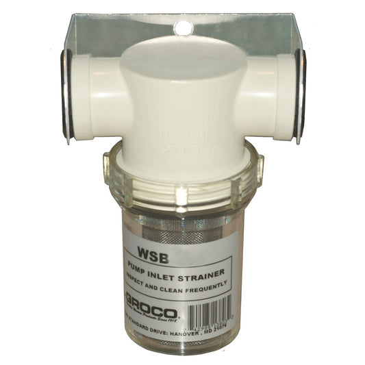 GROCO 34 Fresh Water Strainer wPlastic Basket WSB750P