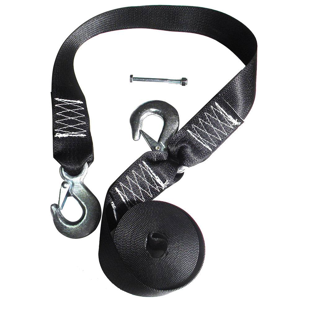 Rod Saver Winch Strap Replacement wSafety Strap  20 WS20S