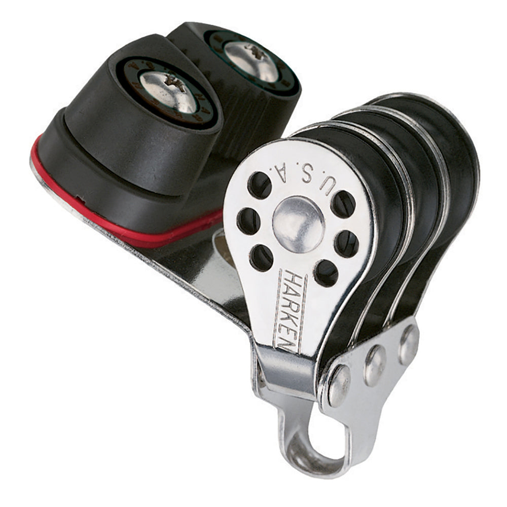 Harken 22mm Triple Micro Block wCam Cleat 230