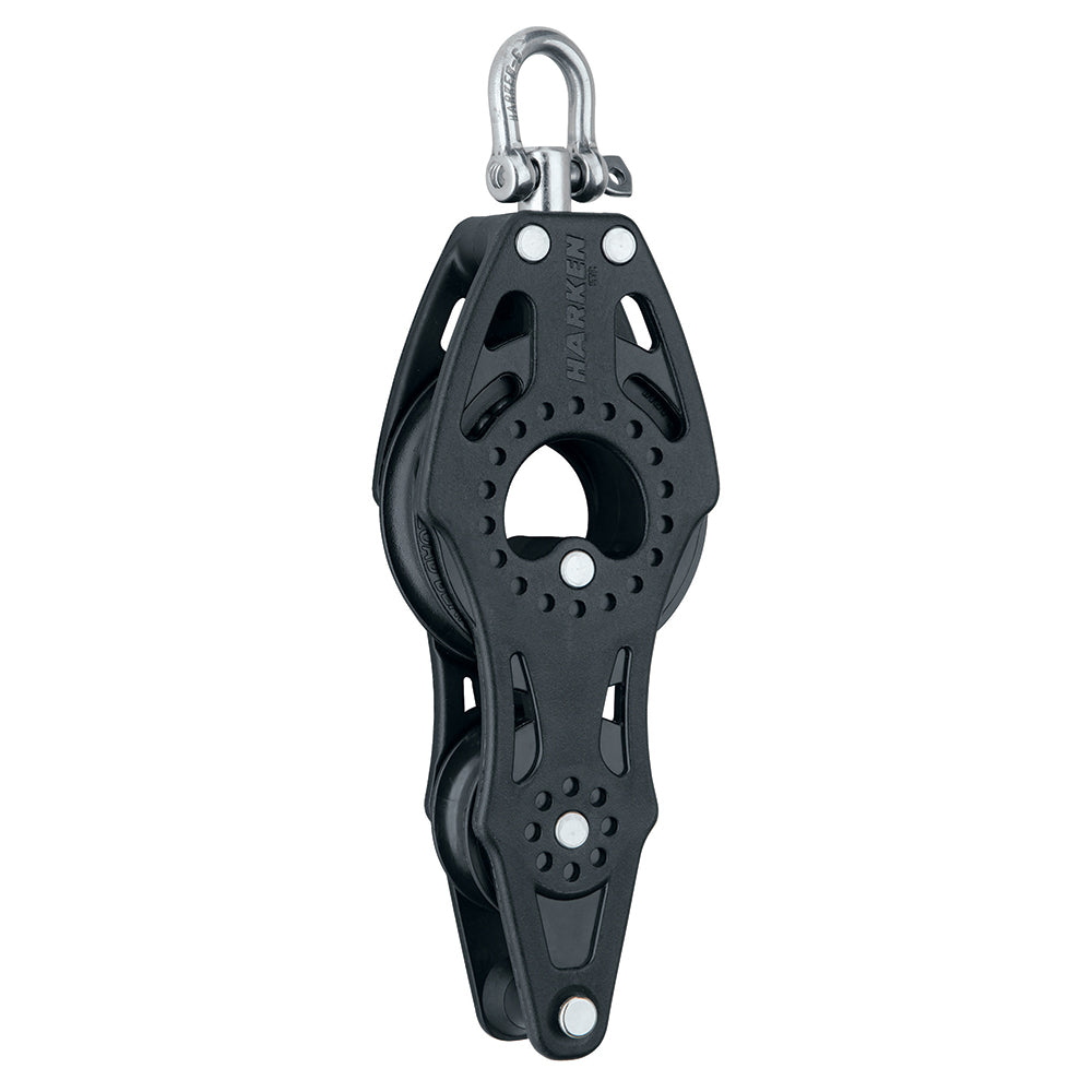 Harken 57mm Carbo Air Fiddle Block wSwivel  Becket 2622
