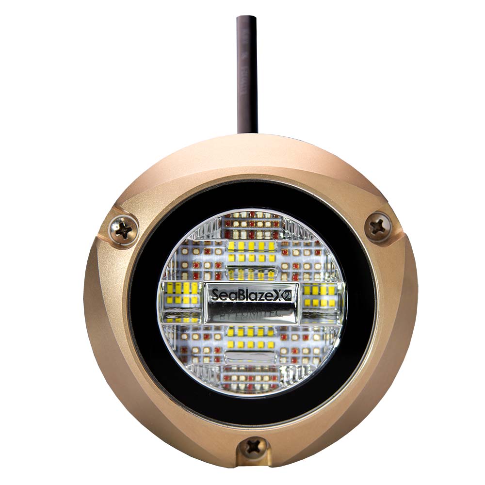Lumitec Zambezi X2 Surface Mount Underwater Light  White  Blue 101708