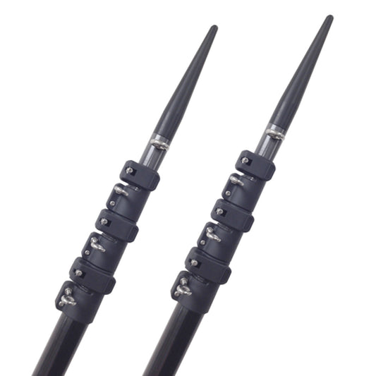 Lees 18 Telescoping Carbon Fiber Outrigger Poles fSidewinder Mount CT3918