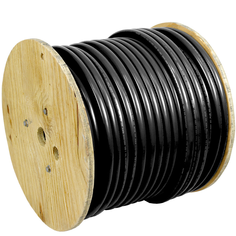 Pacer Black 2 AWG Battery Cable  250 WUL2BK250