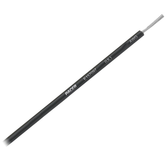 Pacer Black 14 AWG Primary Wire  25 WUL14BK25