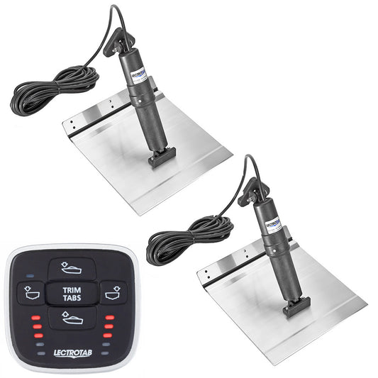 Lectrotab XKA Aluminum Alloy Trim Tab Kit wMLC1 Control  9 x 12 XKASML9X12A