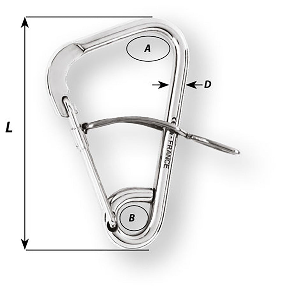 Wichard Automatic Mooring Hook  170mm Length  61116 02329