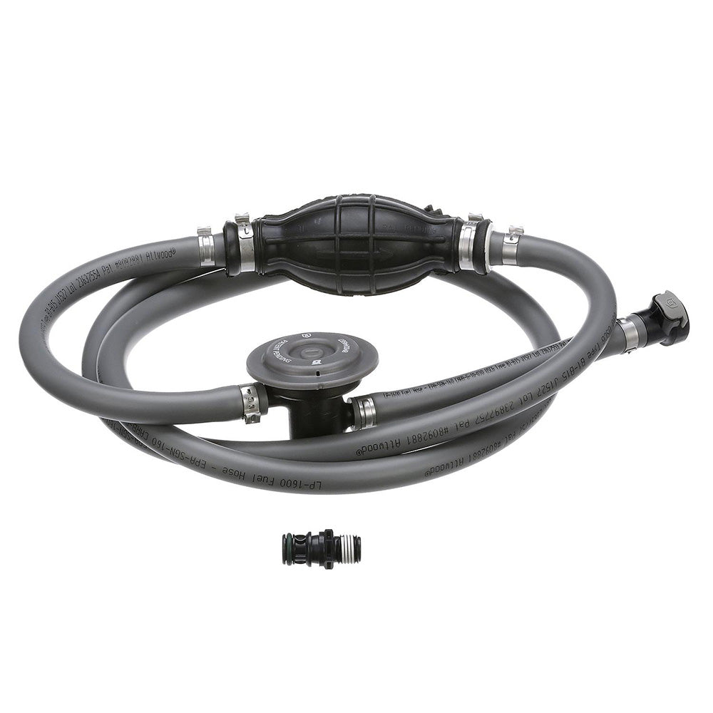 Attwood Mercury Fuel Line Kit  38 Dia x 6 Length wFuel Demand Valve 93806MUSD7