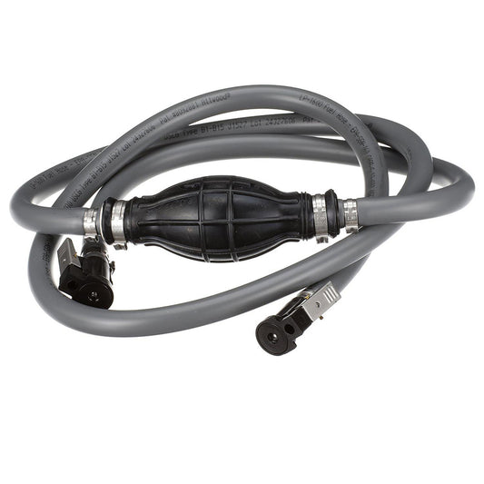 Attwood JohnsonEvinrude Fuel Line Kit  38 Diameter x 6 Length No Tank Fitting 93806ELP7