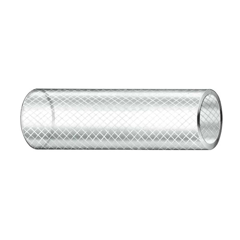 Trident Marine 1 x 50 Boxed Heavy Duty Reinforced PVC FDA Hose  Drinking Water Safe  Clear 1611006